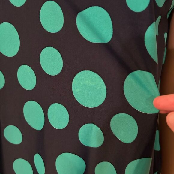 Jude Connally Women’s Size Small Stretchy Sleeveless Polka Dot Dress, Pockets - Picture 10 of 14